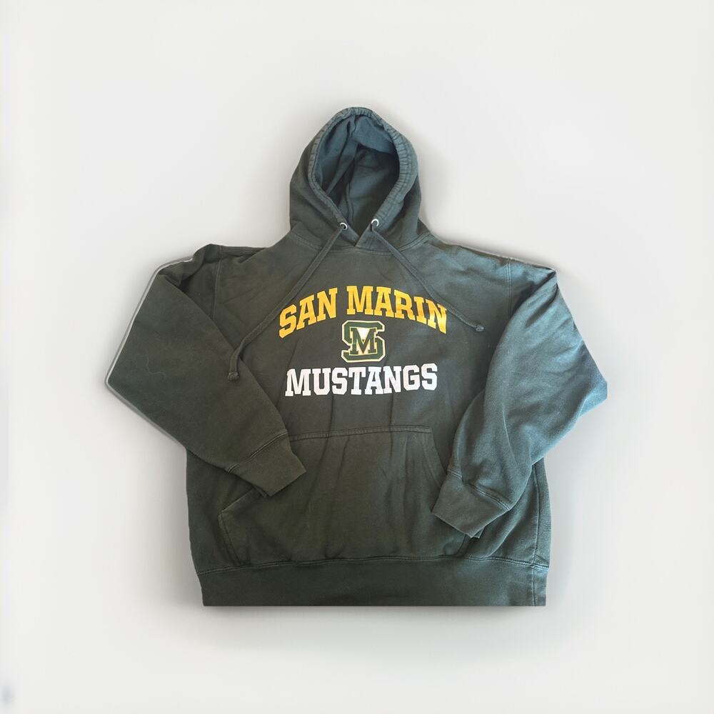 California’s High school San Marin Mustangs Hooded Sweater Size Medium